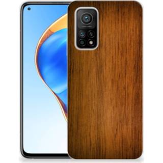 👉 Bumper hoesje hout Xiaomi Mi 10T | Pro Donker 8720215258349