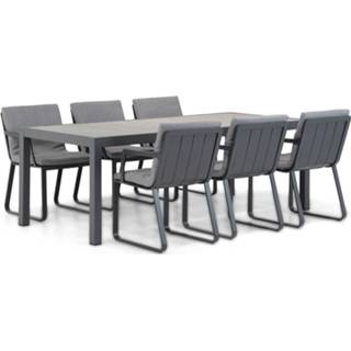 👉 Tuinset antracite aluminium dining sets grijs-antraciet Lifestyle Estancia/Residence 220 cm 7-delig 7423609549566