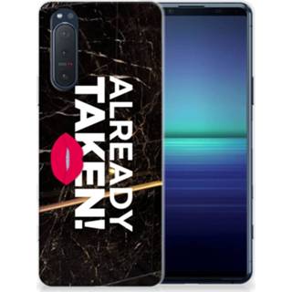 👉 Siliconen hoesje zwart Sony Xperia 5II met naam Already Taken Black 8720215251753