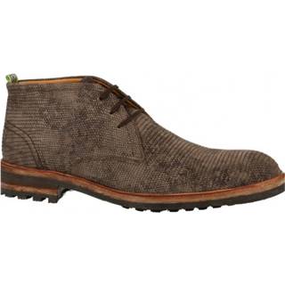 👉 Veterboots grijs male mannen men Floris van Bommel Veterboot