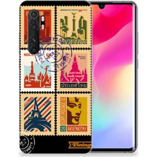 👉 Postzegel siliconen Xiaomi Mi Note 10 Lite Back Cover Postzegels 8720215632866