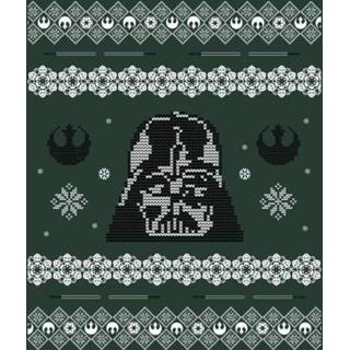 👉 Hoodie Forest Green male l donkergroen Star Wars Darth Vader Knit Christmas - 5059478659123