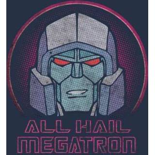 👉 Hoodie s male Navy Blauw Transformers All Hail Megatron - 5056281179848