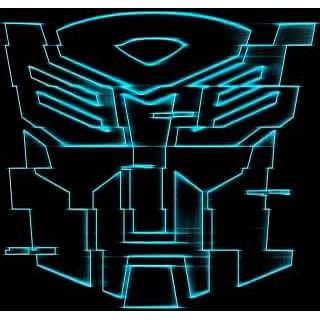 👉 Hoodie male zwart s Transformers Autobot Glitch -