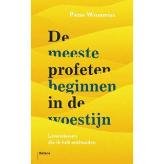 👉 De meeste profeten beginnen in woestijn 9789460039416