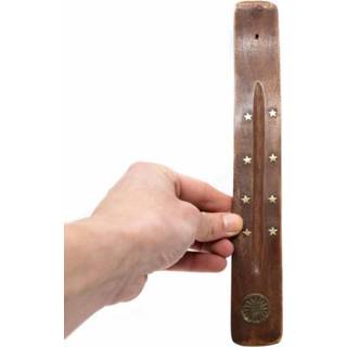 👉 Wierookhouder hout Zon (25 cm) 7141262624917