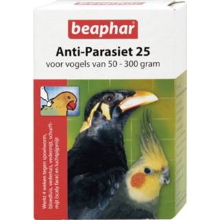 👉 Beaphar Anti-Parasiet 25 Vogel - Vogelapotheek - 2 pip 50 - 300 G