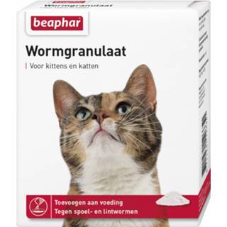 👉 Beaphar Wormgranulaat Kat - Anti wormenmiddel per stuk 0.7 Tot 6 Kg 8711231126651