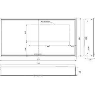 👉 Spiegelkasten Inb.spglkast 2dr.131,5 m.light emco asis prestige2 4018445118422