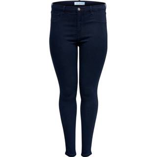 👉 Skinnyjeans vrouwen blauw Skinny jeans Curvy storm push up hw
