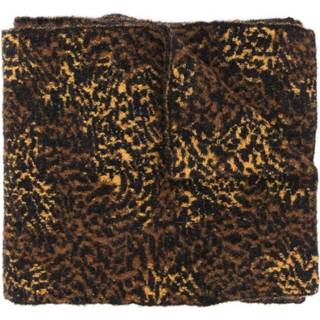 👉 Sjaal onesize male beige Echarpe Micro Leopard 23X220