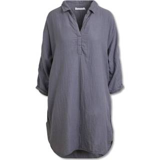 👉 L vrouwen grijs Cotton Kaftan