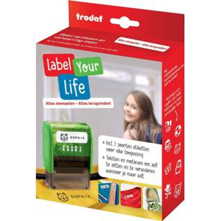 👉 Trodat Label Your Life textiel-stempel, Nederlands