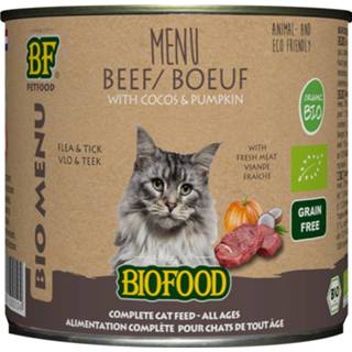 👉 Kattenvoer blik Biofood Bio Organic Menu 200 g - Rund 8714831500104