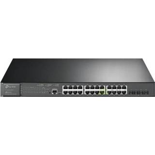 👉 Netwerk-switch zwart mannen TP-LINK TL-SG3428XMP Managed L2+ Gigabit Ethernet (10/100/1000) Power over Ethe 6935364030773