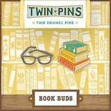 👉 Pin Pals: Book Buds. Two Enamel Pins, Chronicle Books, onb.uitv. 9781452159836