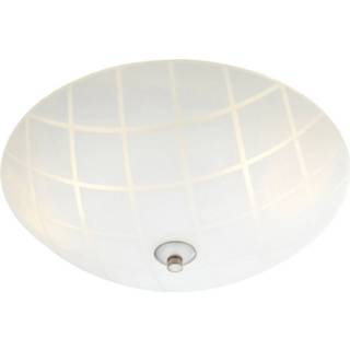 👉 Plafondlamp glas a++ wit Ruta van glas, Ø 35 cm