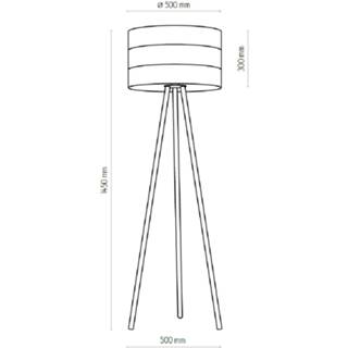 👉 Vloerlamp wit goud metaal a++ Tago met driebeen-frame wit/goud