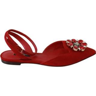 👉 Sandaal leather vrouwen rood Flat Sandals 8057155137305