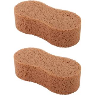 👉 2x Schoonmaaksponsen / autosponsen 20 x 9 cm