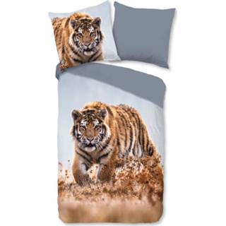 👉 Dekbedovertrek katoen multikleur Good Morning Tiger 135x200 Cm Meerkleurig 8717285180069