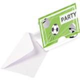 👉 Groen papier Amscan Uitnodigingen Voetbal 14 X Cm 8 Stuks 13051800697