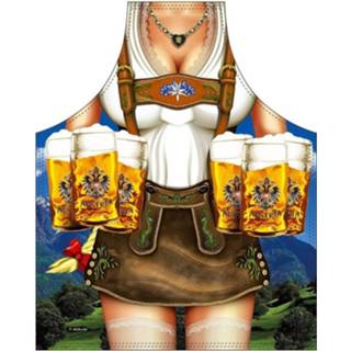 👉 Schort polyester multikleur vrouwen Tiroler Vrouw - Grappig Leuk Tirol Keukenschort 2200114753382