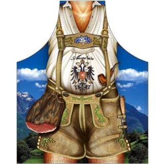 👉 Schort polyester multikleur mannen Tiroler Man - Grappig Leuk Tirol Keukenschort 2200114753399