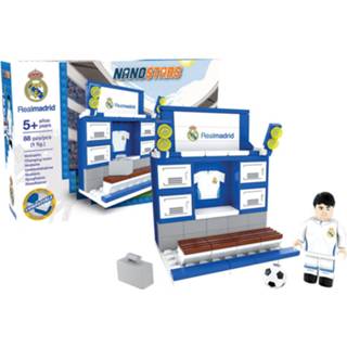 👉 Kunststof blauw Nanostars Bouwset Kleedkamer Real Madrid - 79 Stuks 8056379032199