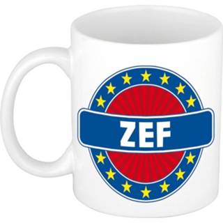 Beker keramisch multikleur Zef Naam Koffie Mok / 300 Ml - Namen Mokken 8719538439627