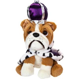 👉 Hondenknuffel paars pluche bruin Kamparo Royal 20 Cm 8719817298921