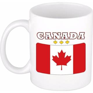 👉 Beker keramiek keramisch multikleur / Mok Met De Canadese Vlag - 300 Ml Canada 8719538253759