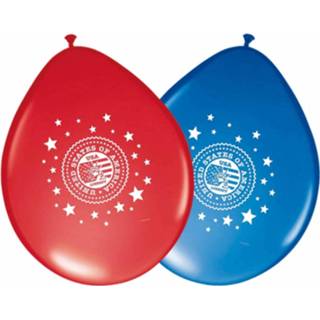 👉 Ballon multikleur Amerika Ballonnen 8 Stuks 8718758868361