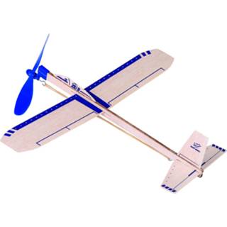 👉 Houten hout blauw Goki Zweefvliegtuig Eagle Jet: 35,5 Cm 4013594155052