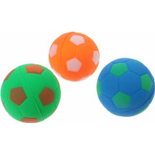 👉 Stuiterbal multikleur Johntoy Stuiterballen High Bounce 3-delig 4,5 Cm 8711866243235