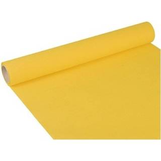 Tafelloper papier geel 300 x 40 cm
