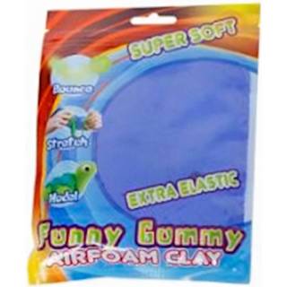 Koningsblauw blauw Funny Klei Gummy Airfoam Junior 55 Gram 8719817698028