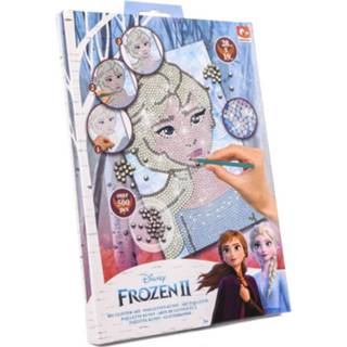 👉 Paars meisjes Slammer Mozaïek Diamond Frozen Ii 28 Cm 10-delig 8712916087502