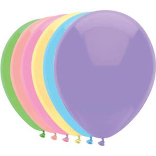 👉 Ballon pastel roze Haza Original Ballonnen Mix 30 Cm 100 Stuks 8711319467980