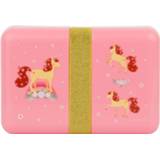 👉 Broodtrommel roze polypropyleen Little Lovely Paard 18 Cm 8719033868830