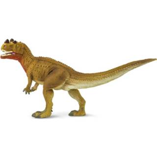 👉 Dinosaurus bruin wit rubber Safari Ceratosaurus Junior 19 Cm Bruin/wit 95866303006