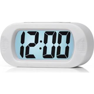 👉 Wekker wit rubber Jap Ap17 Digitale - Stevige Alarmklok Met Snooze En Verlichtingsfunctie Beschermhoes Van 8719831830213