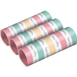 👉 Slinger pastel papier multikleur Amscan Slingers Happy Birthday 4 Meter 3 Stuks 13051852511