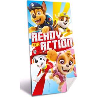 👉 Badhanddoek polyester multikleur Paw Patrol Junior 140 X 70 Cm 8435507830287