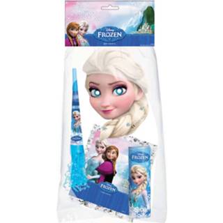👉 Feestpakket blauw wit papier meisjes Disney Frozen Blauw/wit 3-delig 8026196281711