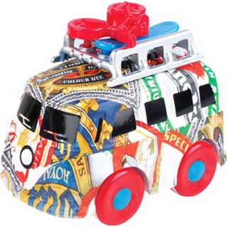 Fiets kunststof multikleur Luna Mini Bus Met Junior 12 Cm 8719817733637