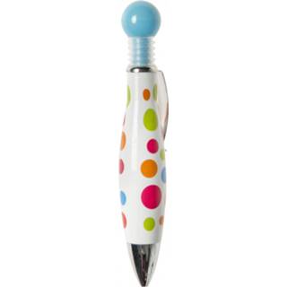 👉 Balpen blauw Lg-imports Met Bolletjes 5413247063106