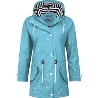 👉 Regenjas blauw polyester polyurethaan vrouwen Pro-x Elements Dames Met Capuchon Polyester/polyurethaan 4005422162387