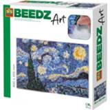 👉 Multikleur Ses Strijkkraalkunstwerk Beedz Art Van Gogh 45,5 Cm 9-delig 8710341060053