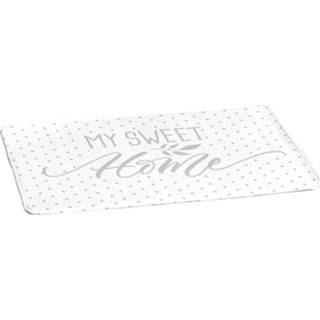 👉 Wit grijze microvezel grijs Wicotex Badmat-badmat Badkamer-45x75cm Microfiber Home Met Print 3526781197779